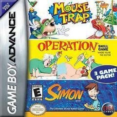 Mouse Trap/Operation/Simon - GameBoy Advance - CART ONLY