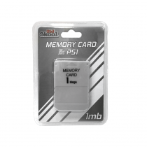 PS1 Memory Card Gray - Playstation - NEW