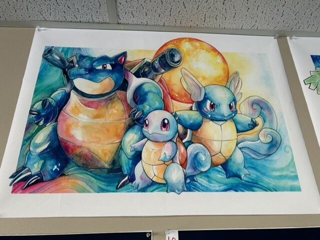 Canvas Print 19 Blastoise Evolution White