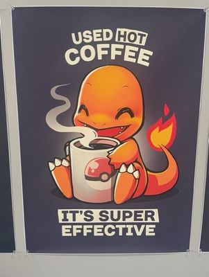 Canvas Print 2 Charmander Coffee