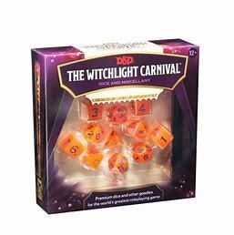 D&amp;D The Witchlight Carnival Dice and Miscellany