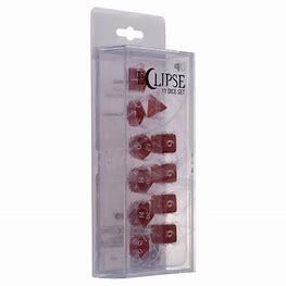 Eclipse 11 Dice Set Apple Red