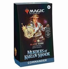 Magic the Gathering Murders at Karlov Manor Blame Game Commander Deck
