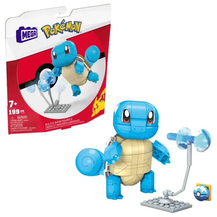 Mega Construx Pokemon Build &amp; Show Squirtle