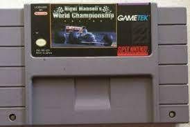 Nigel Mansell&#39;s World Championship Racing - Super Nintendo - Loose