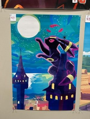 Pokemon Canvas Print 47 Umbreon Alt