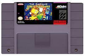 The Simpsons Bart&#39;s Nightmare - Super Nintendo - CART ONLY