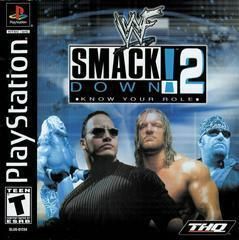 WWF Smackdown 2: Know Your Role - Playstation - NO MANUAL - GH