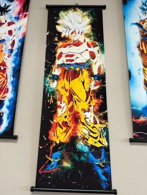 Wall Scroll Dragon Ball Yellow Hair