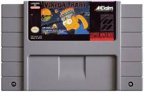 Virtual Bart - Super Nintendo - CART ONLY