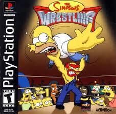The Simpsons Wrestling - Playstation - NO MANUAL
