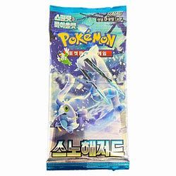 Pokemon Korean Snow Hazard Booster Pack