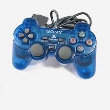 Playstation 2 Controller Clear Blue - Playstation 2 - NEW Aftermarket