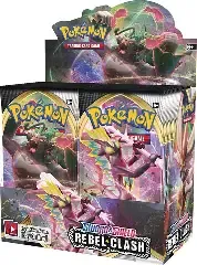 Pokemon Rebel Clash Booster Box w/acrylic