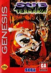 Sub Terrania - Sega Genesis - Complete