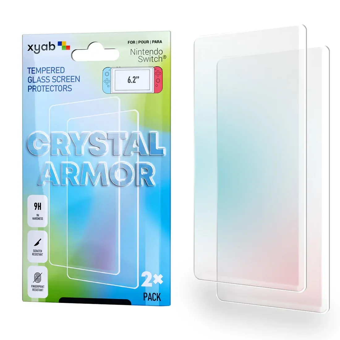 Tempered Glass Screen Protector Switch 2 Pack