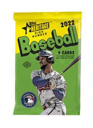 2022 Baseball Topps Heritage High Number Hobby Pack