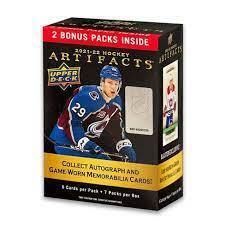 2021-22 Hockey Upper Deck Artifacts Blaster Box
