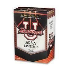 2021-22 Basketball Bowman University Blaster Box