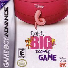 Piglet&#39;s Big Game - GameBoy Advance  - CART ONLY