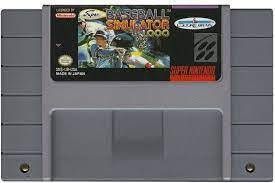 Super Baseball Simulator 1.000 - Super Nintendo - CART ONLY