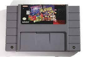 Tetris &amp; Dr Mario - Super Nintendo - CART ONLY