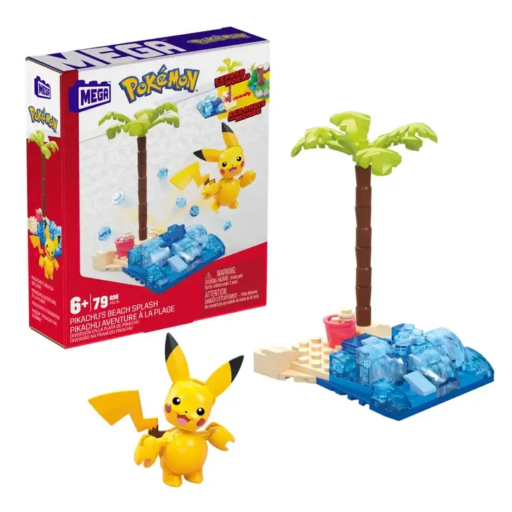 Mega Pokemon Pikachu&#39;s Beach Splash