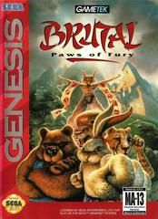 Brutal Paws of Fury - Sega Genesis - CART ONLY