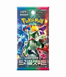 Pokemon Korean Scarlet &amp; Violet Triple Beat Booster Pack