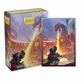 Dragon Shield Japanese Sleeves Brushed Art Bolt Reaper