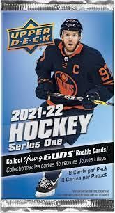 2021-22 Hockey Upper Deck Series 1 Pack Retail