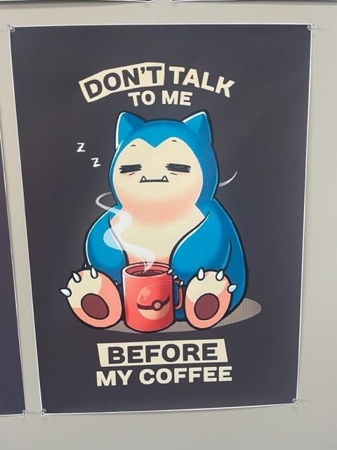 Canvas Print 3 Snorlax Coffee