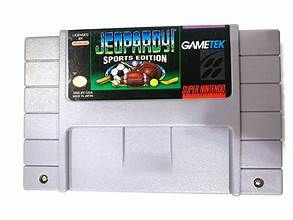 Jeopardy Sports Edition - Super Nintendo - CART ONLY