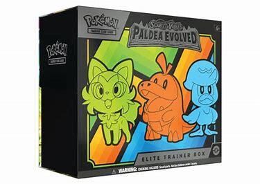 Pokemon Paldea Evolved SV02 Elite Trainer Box
