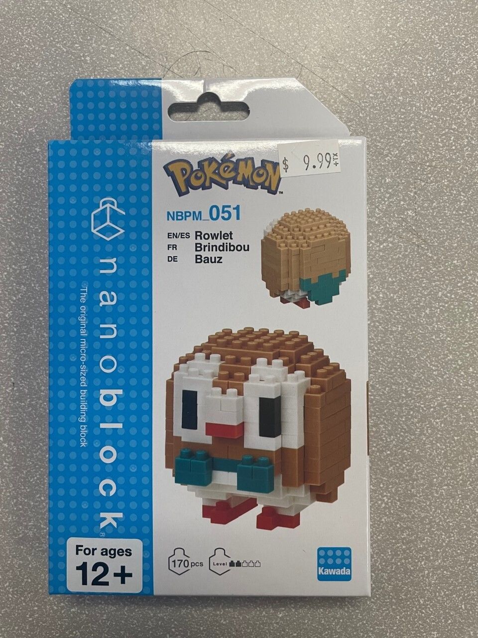 Pokemon Nanoblock Rowlet
