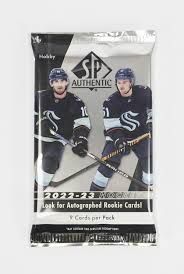 2022-23 Hockey Upper Deck SP Authentic Hobby Pack