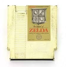 Legend of Zelda Gold Cart - NES - CART ONLY