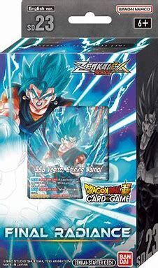 Dragon Ball Starter Deck 23 Final Radiance