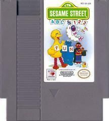 Sesame Street ABC and 123 - NES - CART ONLY