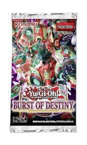 Yugioh Burst of Destiny Booster Pack