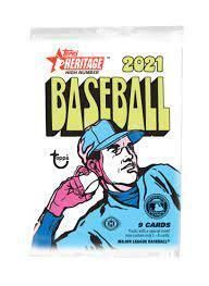 2021 Baseball Topps Heritage High Number Hobby Pack