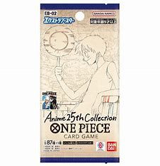 One Piece Japanese Anime 25th Collection EB-02 Booster Pack