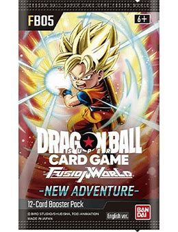 Dragon Ball FB05 Fusion World New Adventure Booster Pack