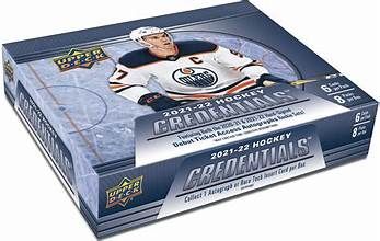2021-22 Hockey Upper Deck Credentials Hobby Box