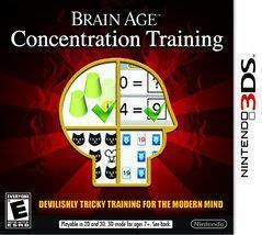 Brain Age Concentration Training - Nintendo 3DS - Complete