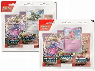 Pokemon Temporal Forces SV05 3 Pack Blister - Random