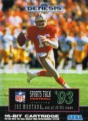 Sports Talk Football &#39;93 Starring Joe Montana - Sega Genesis - Complete