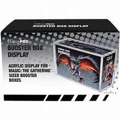 Magic the Gathering Acrylic Case Booster Box Magnetic