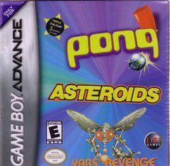 Pong / Asteroids / Yar&#39;s Revenge - GameBoy Advance - CART ONLY