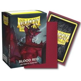 Dragon Shield Sleeves Blood Red Matte Dragon Shield Sleeves Blood Red Matte